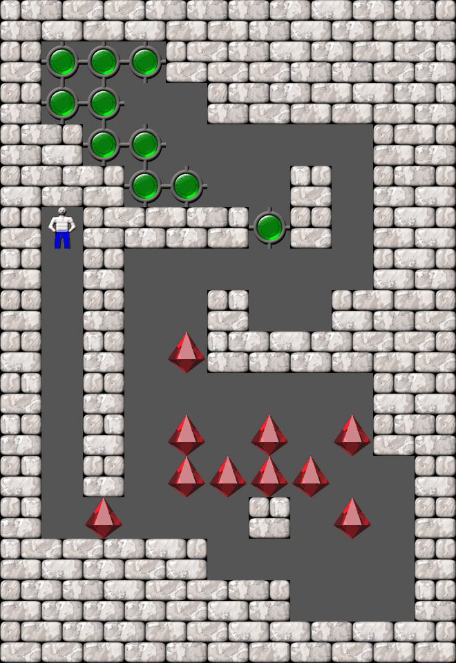 Сокобан More Bugs collections уровень 2